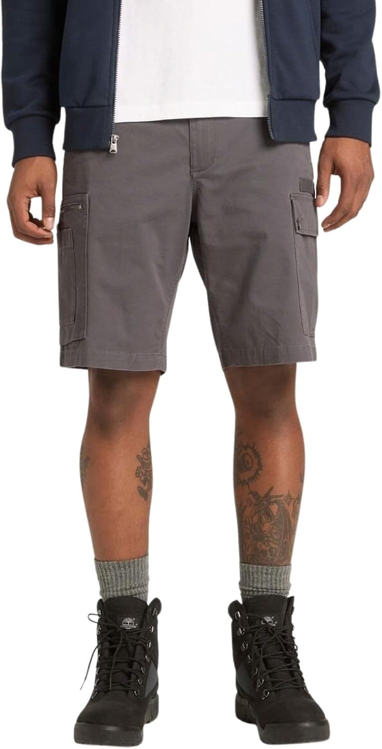 سعر ومواصفات Timberland Twill Cargo Shorts - Grey - 38 (B0GS3F6N8L) على Amazon EG