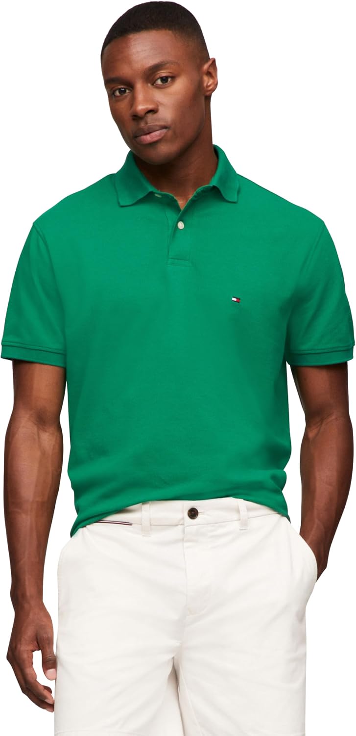 سعر ومواصفات Tommy Hilfiger mens Short Sleeve Polo Shirts in Classic Fit With Stretch and Organic Pique Cotton Short Sleeve Polo Shirts in Classic Fit With Stretch and Organic Pique Cotton (B0DGWH3TBZ) على Amazon EG