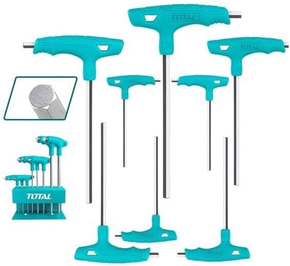 سعر ومواصفات Total THHW80816 Hex Key 8-Piece Set with Plastic Handle (B0HJX4S4FX) على Amazon EG