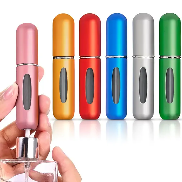 سعر ومواصفات V TOWER زجاجة بخاخ عطر صغيرة محمولة قابلة لاعادة الملء سعة 5 مل للخروج (مجموعة واحدة من 8 قطع) (B00VWWG8JM) على Amazon EG