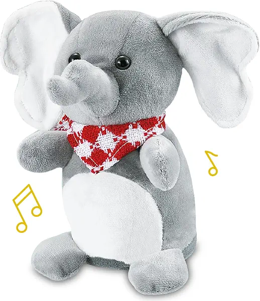 سعر ومواصفات TOY Life Elephant Musical Talking Plush Toy - Baby Boys Girls 18M+ Months (B098JG5RZD) على Amazon EG