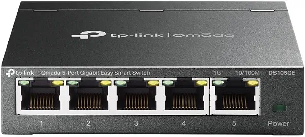 سعر ومواصفات TP - لينك DS105GE اومادا 5 منافذ جيجابت ايزي سمارت سويتش (B0FMQG6S7N) على Amazon EG