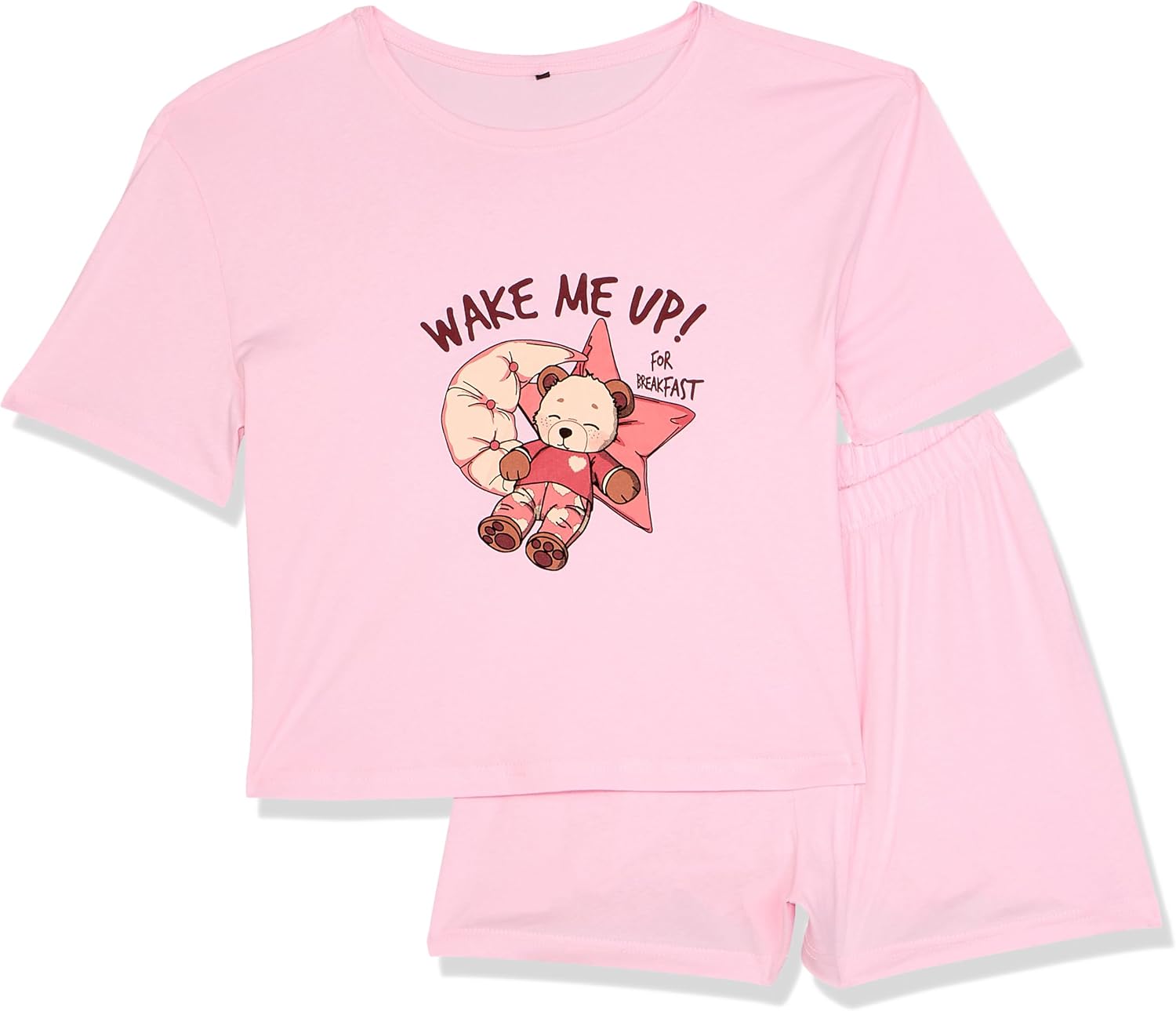 سعر ومواصفات ترينديول Trendyol Woman 100% Cotton Teddy Bear and Slogan Knitted Pajama Set THMSS25PT00092 Pajama Set (pack of 1) (B0DWLKD2BC) على Amazon EG