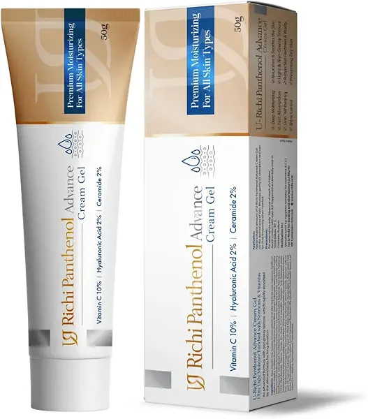 سعر ومواصفات U-Richi Panthenol Advance Cream Gel - 50GM (B0FKNL3TF9) على Amazon EG
