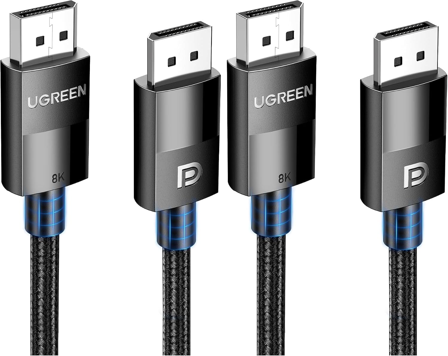 سعر ومواصفات UGREEN 8K DisplayPort Cable 1.4, DP to DP 5M, 8K@60Hz/4K@165Hz/2K@240Hz/1080P@240Hz, for Gaming Monitor/Graphics Card/PC, Support 3D/HDCP/HDR/G-SYNC/Free-SYNC,Male to Male Nylon Braided -5Meter- 80394 (B0HLDNNS9D) على Amazon EG