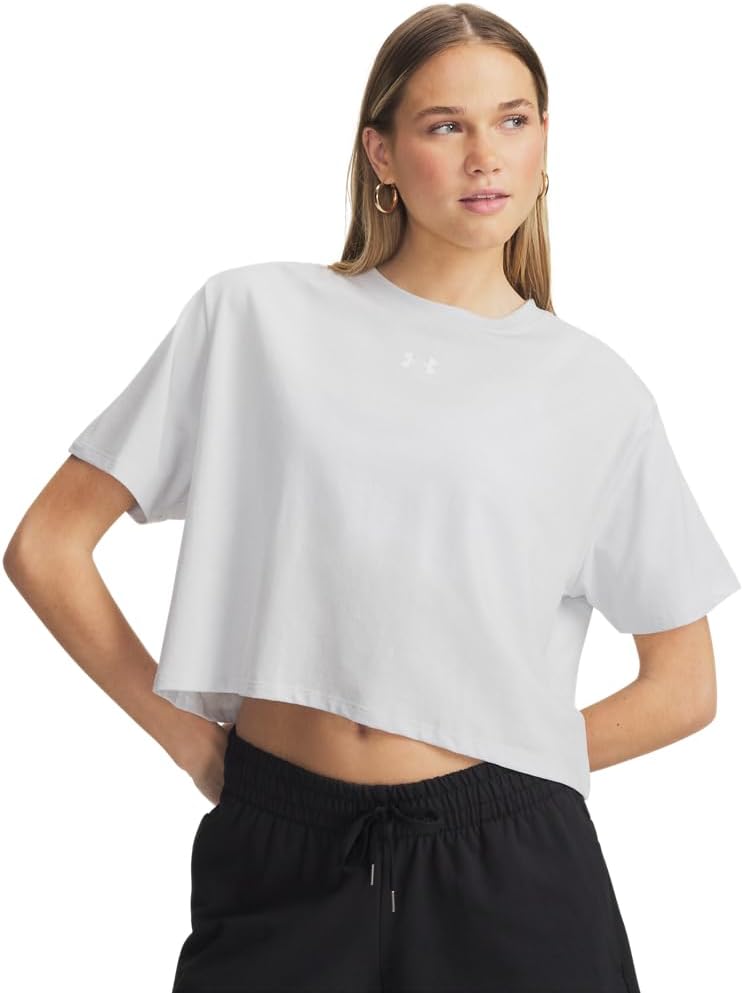 سعر ومواصفات Under Armour Womens Rival Boxy Tee Solid Rival Boxy Tee Solid (pack of 1) (B0F35D8RKC) على Amazon EG