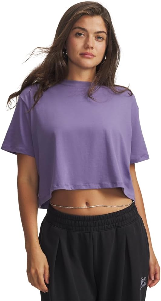 سعر ومواصفات Under Armour Womens UA Rival Boxy Tee Solid Rival Boxy Tee Solid (pack of 1) (B0F3575MDS) على Amazon EG