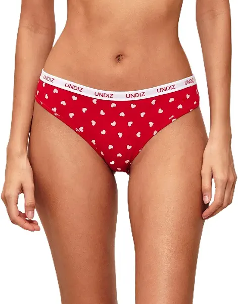 سعر ومواصفات Undiz BIGELATIZ PRINTIZ - Cotton briefs with heart print (B0HM7JH62Z) على Amazon EG