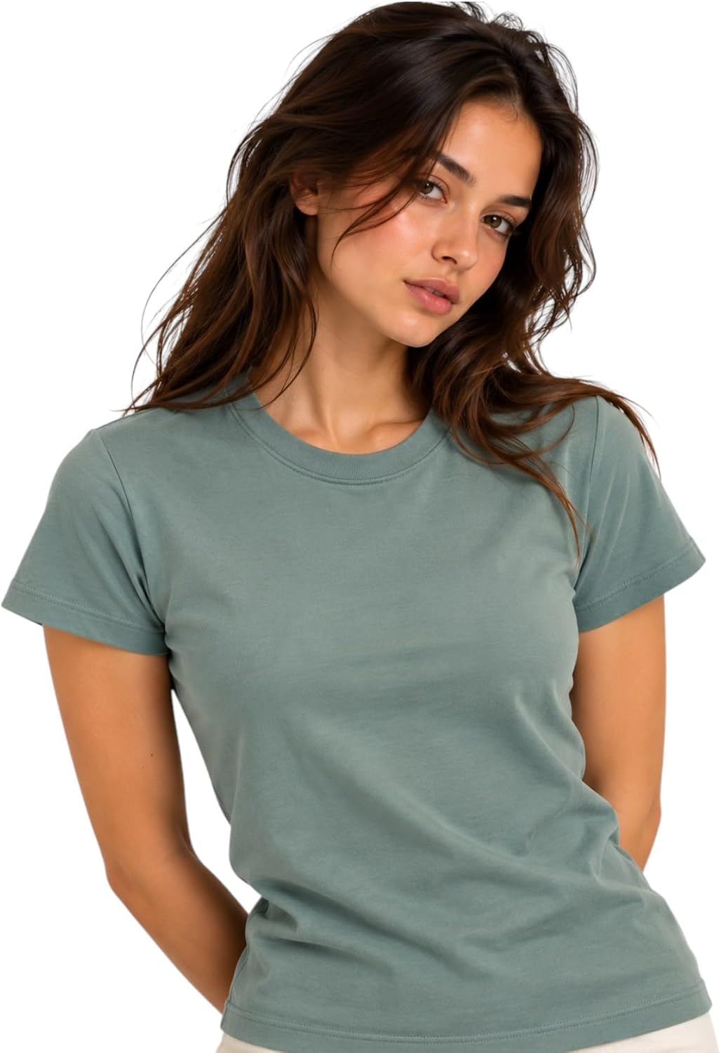سعر ومواصفات Vanilla Cotton Half Sleeves T-Shirt For Women-Mint Green-XL (B0HMWXWR1L) على Amazon EG