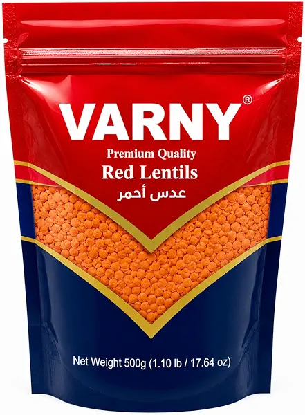 سعر ومواصفات VARNY Red Lentils 500 g (B0HF521ZT9) على Amazon EG