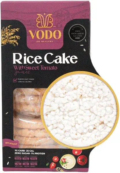سعر ومواصفات Vodo Rice Cake with Sweet Tomato 85 g (B0H4M7X9KN) على Amazon EG