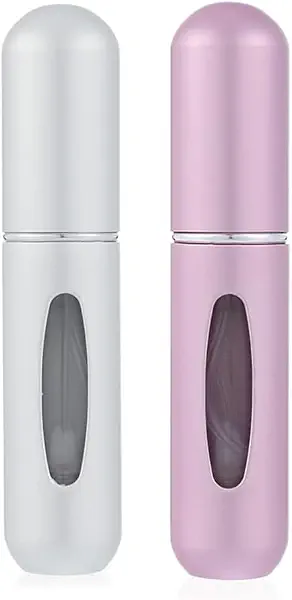 سعر ومواصفات VOMA زجاجة بخاخ عطر صغيرة من VOMA محمولة قابلة لإعادة الملء - مضخة عطر أنيقة (قطعتين) (B0HGP2D8Z4) على Amazon EG