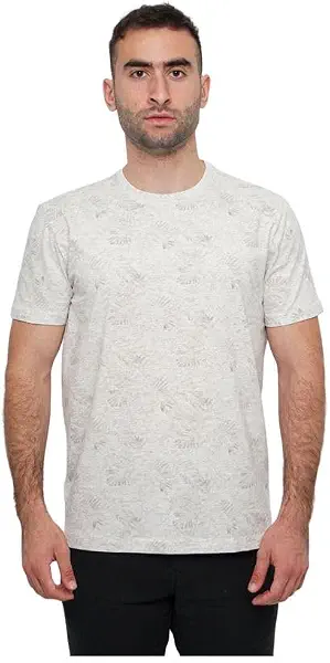 سعر ومواصفات VOY Mens Slim Flory T-Shirt (B0C6VPGNJ5) على Amazon EG