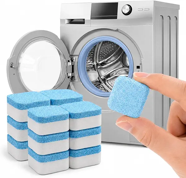 سعر ومواصفات Washing Machine Cleaning Tablets 12PCS Deep Cleaner for Washing Machines & Dishwashers, Removes Odors, Limescale, Dirt & Residue, Protects Inner Drum from Rust & Build-Up, Easy Monthly Maintenance (B0H2BRG1YT) على Amazon EG