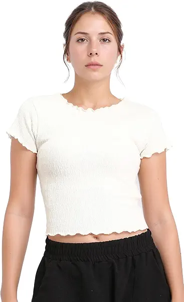 سعر ومواصفات Womens Short Sleeve Shirt Women Short Sleeve T-shirt (B0CJY3WXRY) على Amazon EG