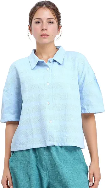 سعر ومواصفات Dsisskai Ravin Eg Womens Short Sleeve Shirt Women Short Sleeve Shirt (B0CJY51PB8) على Amazon EG