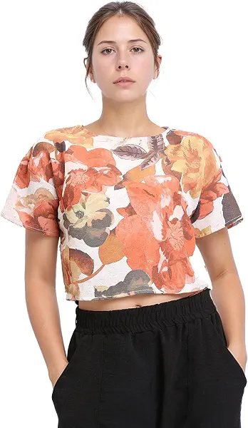 سعر ومواصفات Womens Short Sleeve Shirt Women Short Sleeve Shirt (B0CJY8QTTB) على Amazon EG