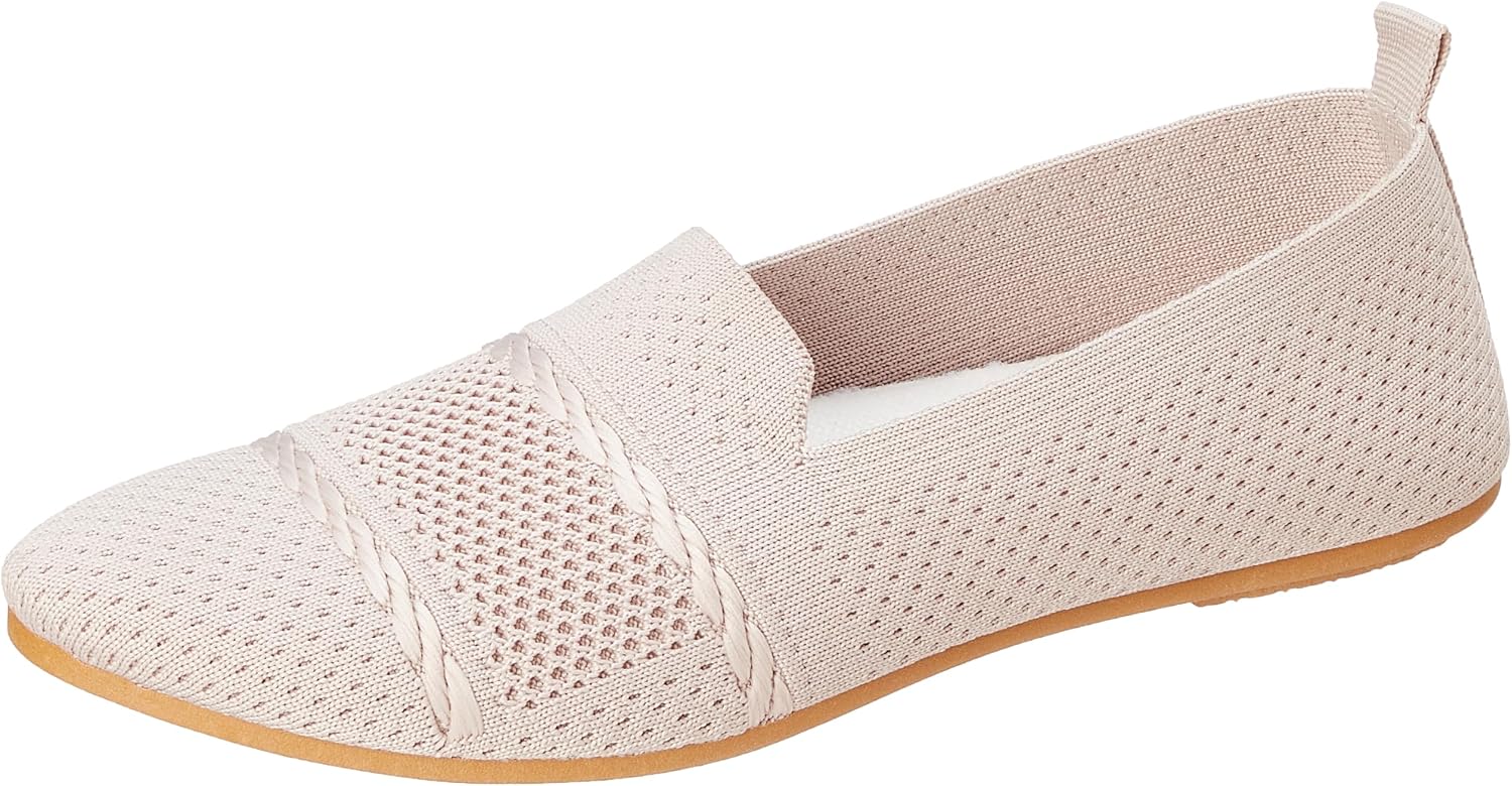 سعر ومواصفات بي اند دبليو B&W womens B&W-W024-Dark Beige-38 Ballet Flat (B0FM8J4DMF) على Amazon EG