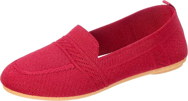 سعر ومواصفات B&W womens B&W-W037-Burgandy/Burgandy Ballet Flat (B0FM8GY3JZ) على Amazon EG