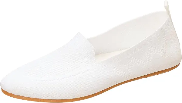 سعر ومواصفات B&W womens B&W-W047-White-37 Ballet Flat (B0FM8HTJNT) على Amazon EG