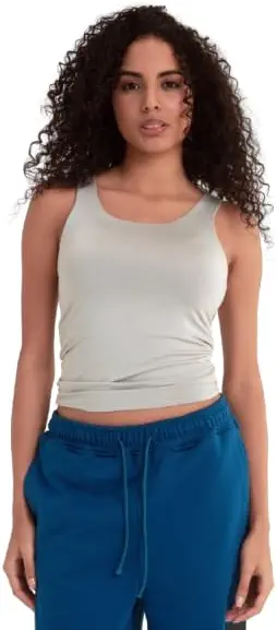سعر ومواصفات Womens Wide Neck Tank Top BT010-SL Modern (pack of 1) (B0DXD5NN29) على Amazon EG