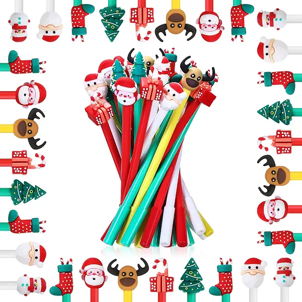 سعر ومواصفات Wonka Zonon Christmas Gel Ink Pen Novelty Christmas Rollerball Pens Black Gel Ink Christmas Characters Stick Pen Christmas Cartoon Gel Ink Pens for School Boys and Girls Office Supplies, 7 Styles (48) (B099NHNXNF) على Amazon EG