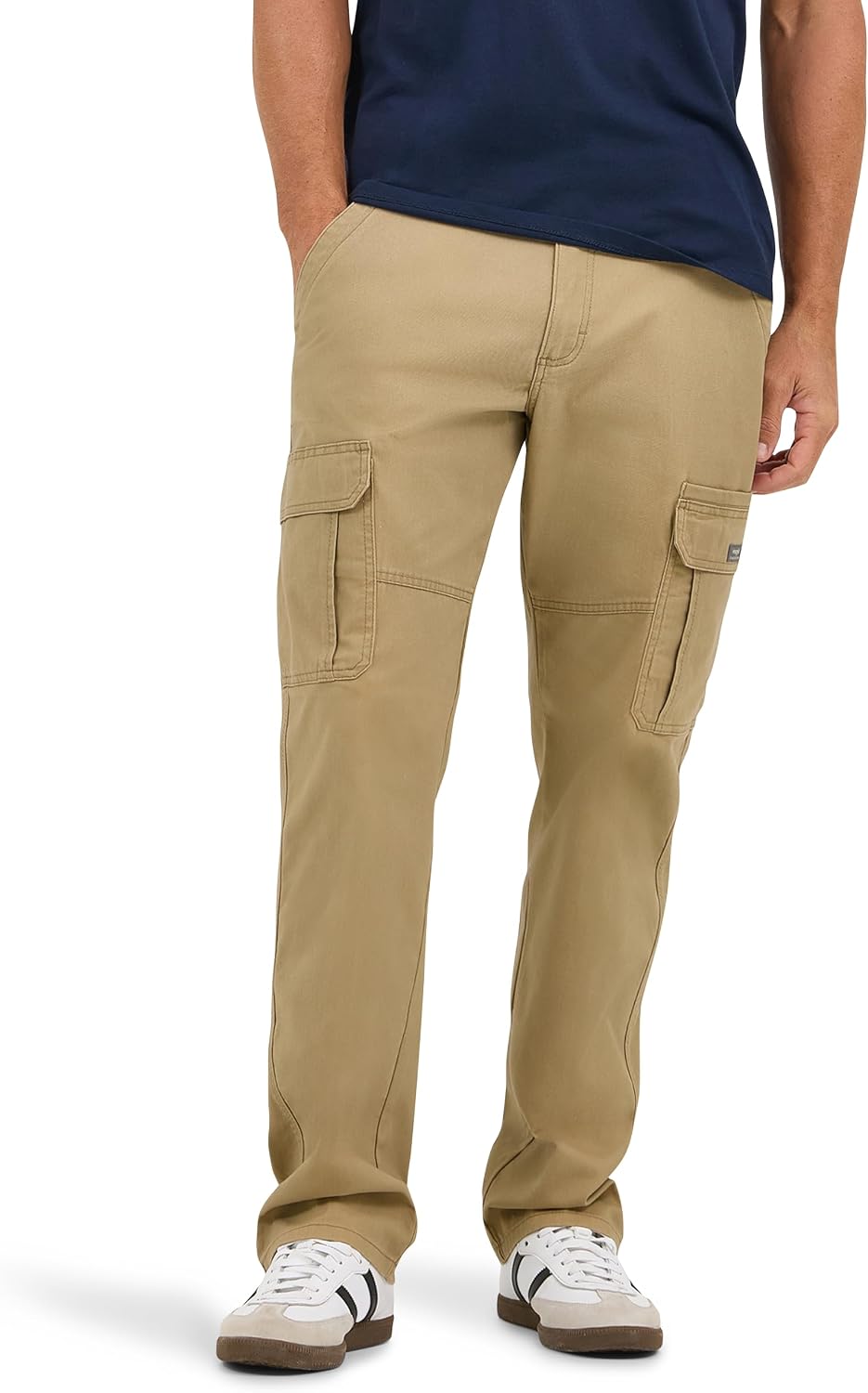 سعر ومواصفات Wrangler Authentics Men's Stretch Cargo Pant Casual, Elmwood, 36W x 32L (B0887RNLT6) على Amazon EG