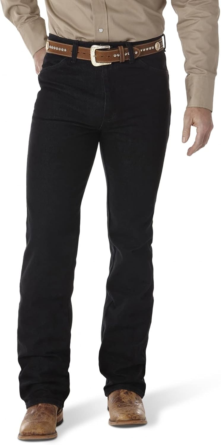 سعر ومواصفات Wrangler Men's Cowboy Cut Slim Fit Stretch Boot Cut Jean (B001AE6EBE) على Amazon EG