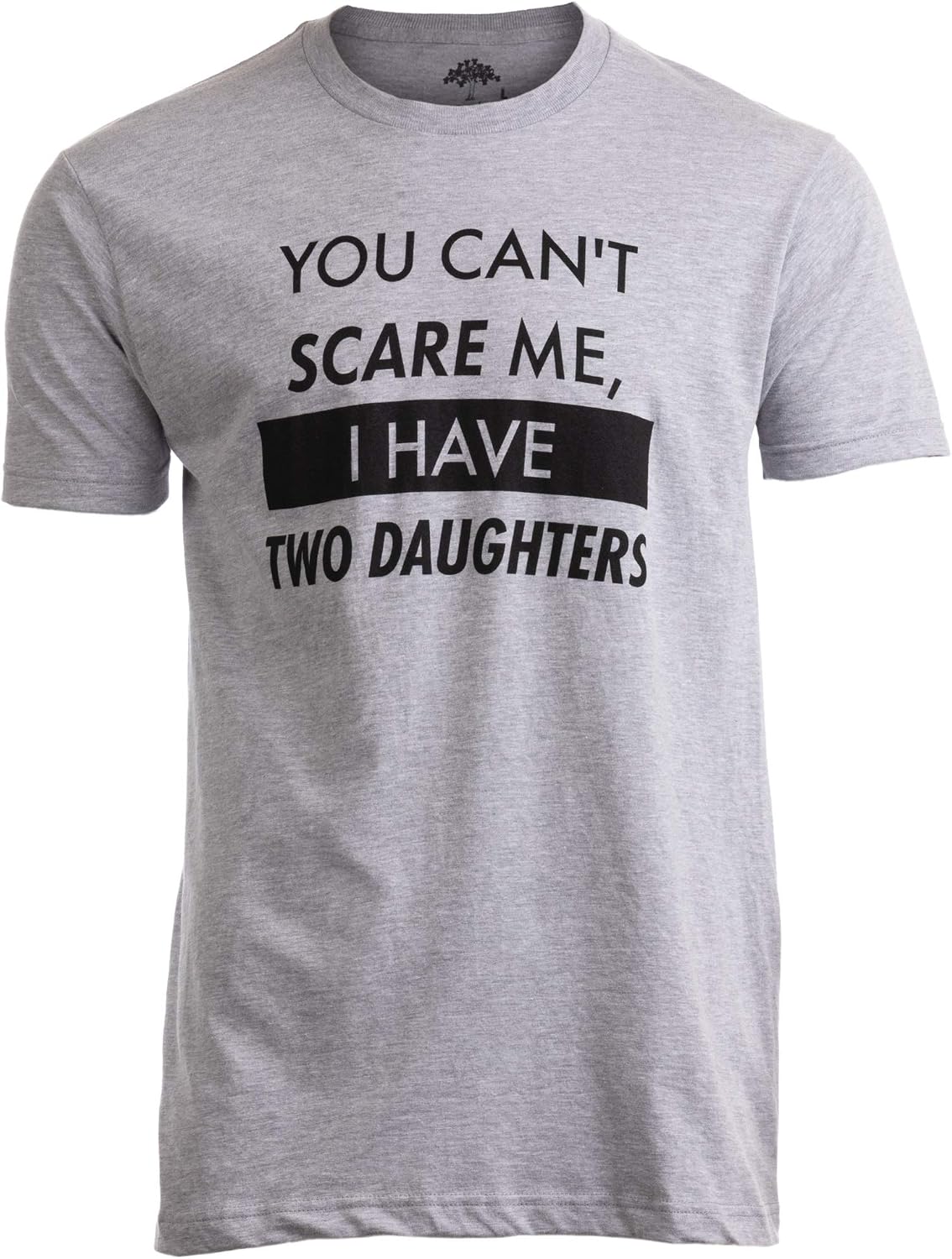 سعر ومواصفات You Can't Scare Me، I Have Two Daughters | تي شيرت رجالي مضحك الأب لطيف نكتة, رمادي عتيق, XL (B07N11Y4VN) على Amazon EG