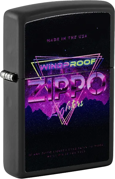 سعر ومواصفات Zippo Sign Design Black Matte Pocket Lighter (B0DVCHD6G6) على Amazon EG