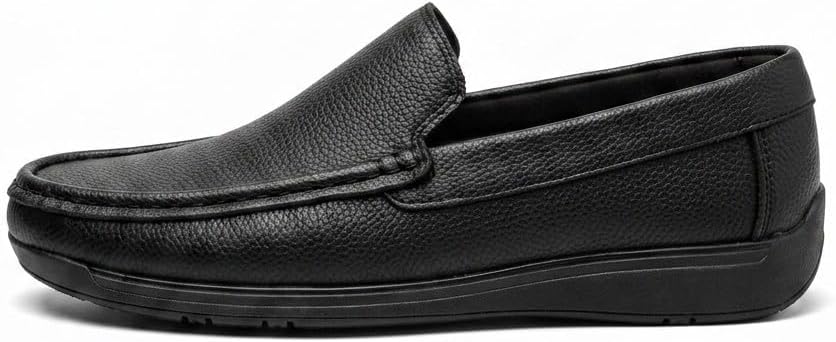 سعر ومواصفات اتش دي Hd Mens Classic Leather Slip On Sneaker (B0HDWX62N6) على Amazon EG