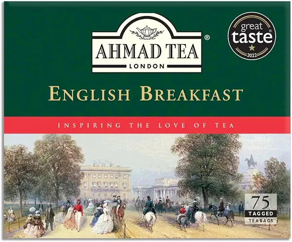سعر ومواصفات أحمد تي شاي الإفطار الإنجليزي 75 فتلة (B0FFBJGH9W) على Amazon EG