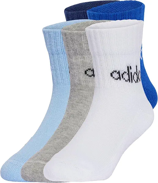 سعر ومواصفات اديداس adidas Unisex Kid KIDS LIN ANK 5P Socks (B0CZJYX9S3) على Amazon EG