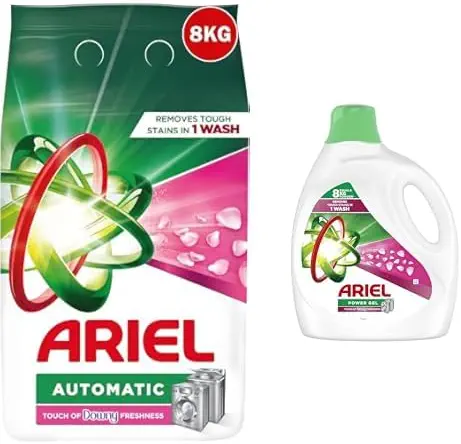 سعر ومواصفات اريال جل 3.6 كجم + مسحوق 8 كجم، مجموعة لمسة داوني (B0GFFFJR57) على Amazon EG