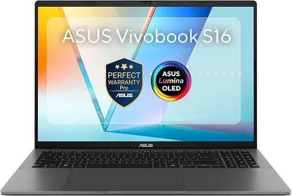 سعر ومواصفات اسس فيفو بوك S16 [M3607GA-SH157W] AMD رايزن™ AI 7 445 / DDR5 16GB / 512GB M.2 NVMe™ PCIe® 4.0 SSD/بطاقة رسومات AMD راديون™/ شاشة FHD 16 انش (1920×1080) OLED/ويندوز 11/1 السنة الكمال ضمان برو (B0H957NFJF) على Amazon EG