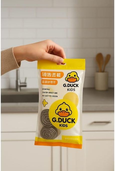 سعر ومواصفات اسفنجة اطباق سلكية على شكل بطة، 6 قطع (B0H6MG9MBB) على Amazon EG