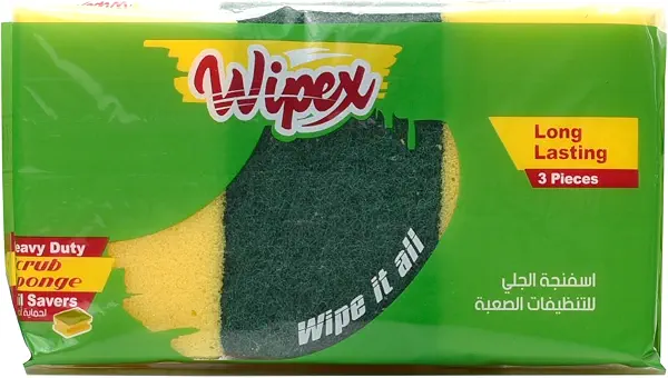 سعر ومواصفات إسفنجة تنظيف شديدة التحمل من 3 قطع (تحمي الأظافر) من ويبيكس (B0FJ8PG3RX) على Amazon EG