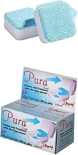 سعر ومواصفات أقراص فوارة للغسالات 10 قطع من بيدكيت مع منظف خزان بالقوة الزرقاء بيورا (B0CCP7FY8B) على Amazon EG
