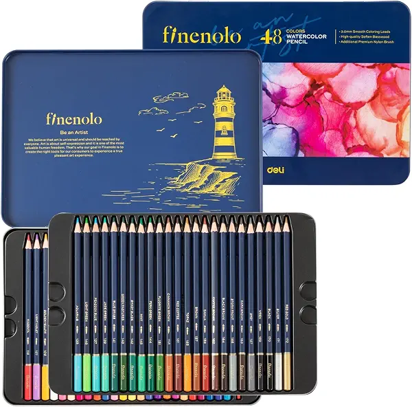 سعر ومواصفات أقلام تلوين EC129-48#، عدد 48 لون (B0CBPL58W2) على Amazon EG