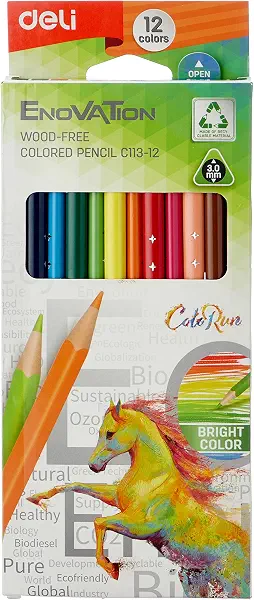 سعر ومواصفات أقلام تلوين متنوعة من 12 لون من ديلي، C113 (B0B7W5GL8C) على Amazon EG