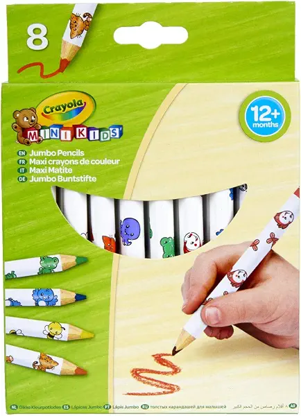 سعر ومواصفات أقلام خشب جامبو للتزيين من ام كيه، عبوة من 8 أقلام (B0002GTGGG) على Amazon EG