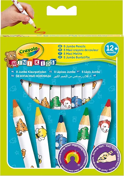 سعر ومواصفات أقلام رصاص مزينة جامبو Cy03-3678-8 من كرايولا (B075LMKK8S) على Amazon EG