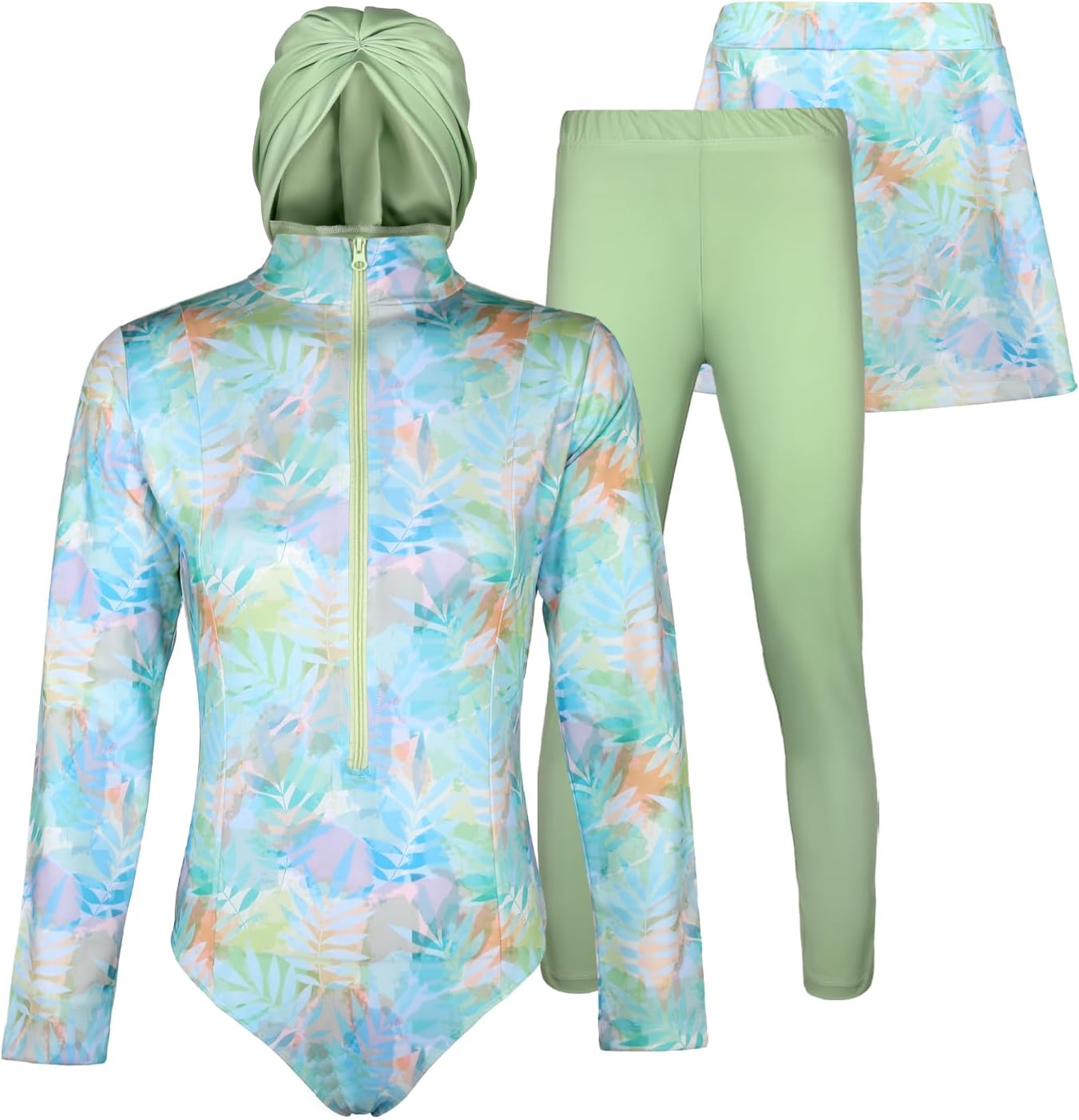 سعر ومواصفات اكتيف Activ Womens ACTIV F.COVER SWIM BURKINI*4 Swimsuit Separates (pack of 4) (B0GZQB8KBJ) على Amazon EG