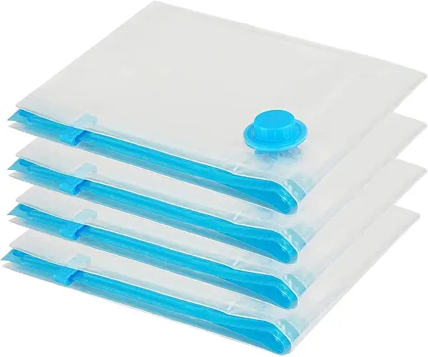 سعر ومواصفات أكياس تخزين ملابس قوية للغاية محكمة الغلق بتفريغ الهواء - شنطة لملاءات السرير والوسائد واللحاف والأقمشة وغيرها مقاس S بلاستيك أبيض (B0D2W8SXDB) على Amazon EG