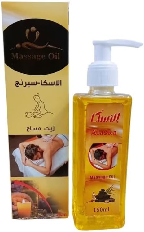 سعر ومواصفات الاسكا - زيت تدليك سبرينغ، زيت تدليك الجسم مع موزع مضخة سهل، مزيج من الزيوت الطبيعية، تركيبة ناعمة للاسترخاء، 150 مل (للرجال) (B0HK686G92) على Amazon EG