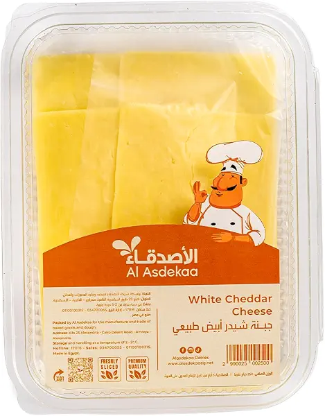 سعر ومواصفات الأصدقاء جبنة شيدر بيضاء مستوردة 250 جم (B097K43J2B) على Amazon EG