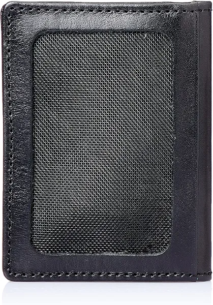 سعر ومواصفات الفا ليثر كو. محفظة جلدية ثنائية الطي بكبسونة للرجال (B0937RP9GF) على Amazon EG