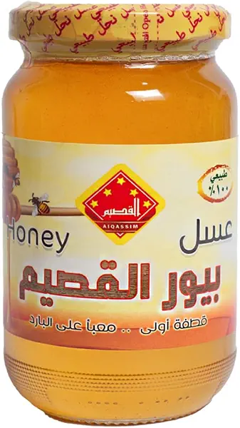 سعر ومواصفات القصيم عسل نحل بيور 450 جم (B0GNSJHDKG) على Amazon EG