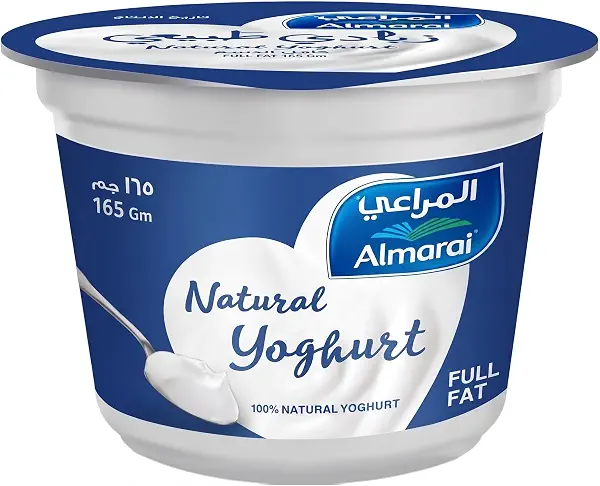 سعر ومواصفات المراعي زبادي سادة طبيعي 165 جرام (B00REUVWII) على Amazon EG