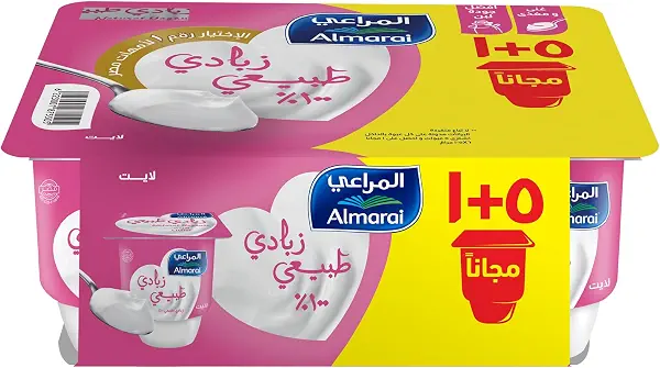 سعر ومواصفات المراعي زبادي طبيعي خفيف 6 × 105 جرام (B0FWC88MPY) على Amazon EG